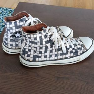 RARE crossword puzzle high top Converse
